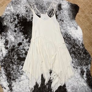 Free People Tattered Hem Dress (cream)